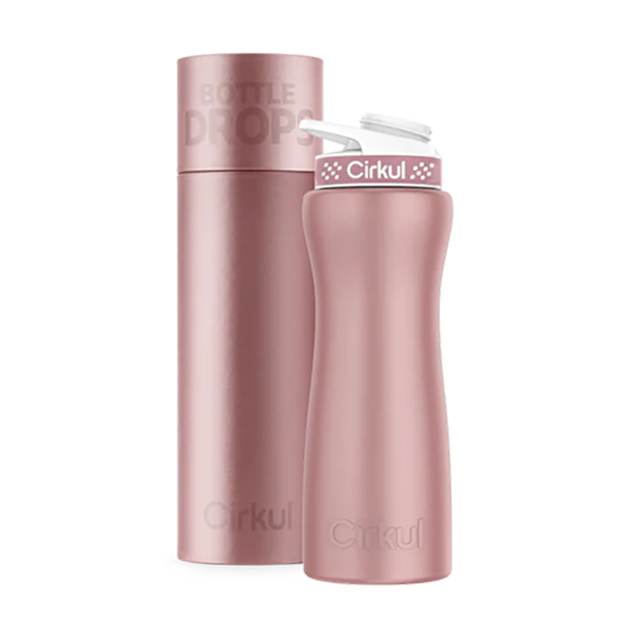 Limited Edition: 22oz. Rose Gold Stainless Steel Bottle & Lid